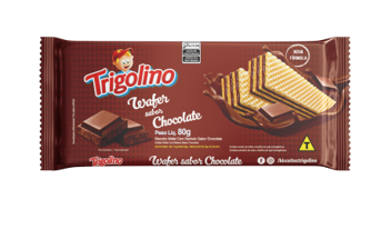 BISCOITO TRIGOLINO WAFER CHOCOLATE 80G