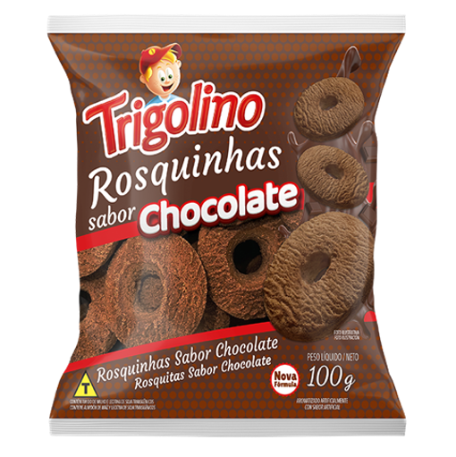 ROSQUINHA TRIGOLINO CHOCOLATE 100G