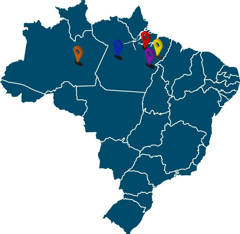 Imagem de um mapa